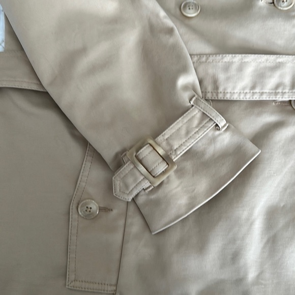 Tommy Hilfiger Women’s Solid Double-Breasted Trench Coat Tan Size XL - Picture 15 of 15